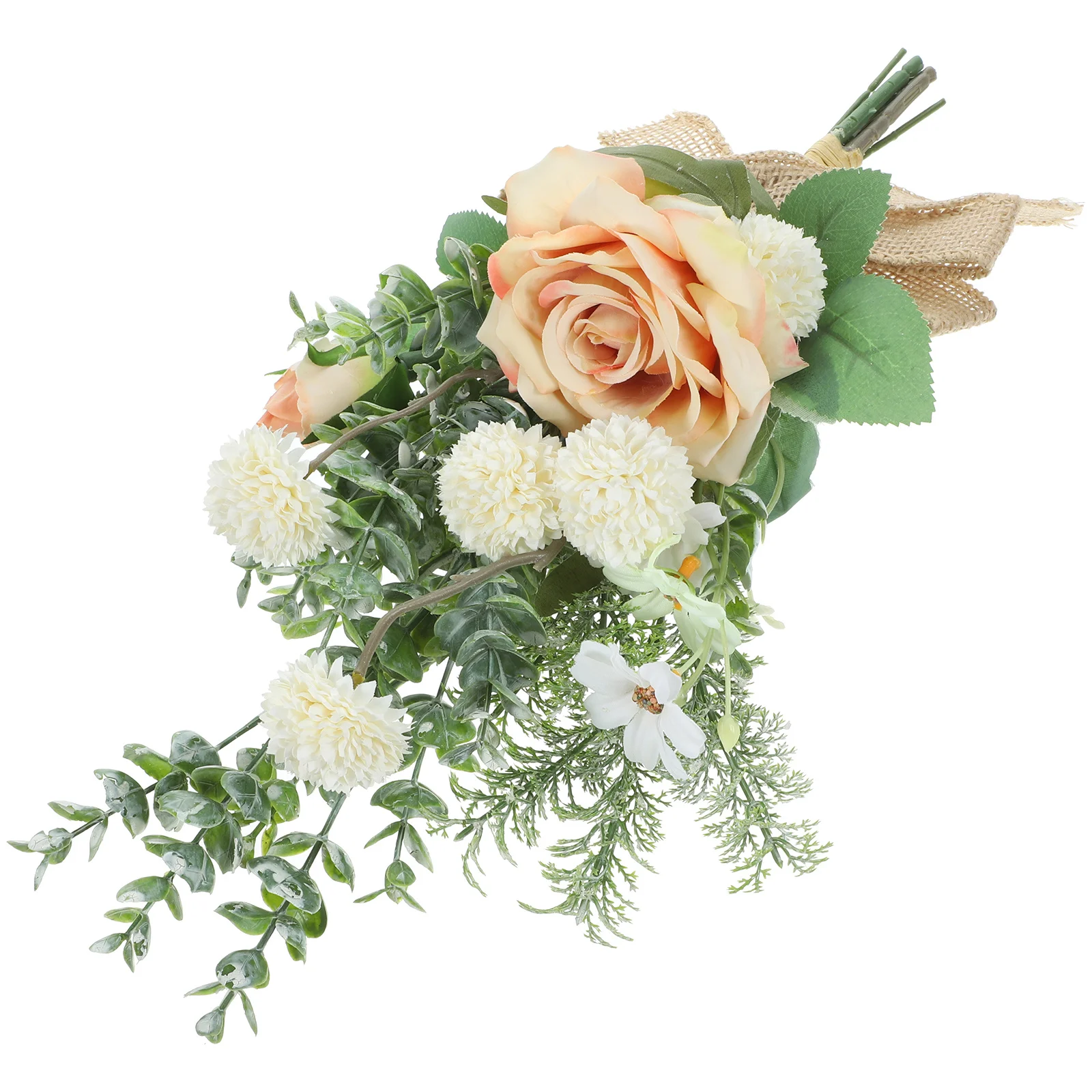 

Artificial Flower Wall Pendant Swag Fake Rose Dandelion Garland Hanging Floral Swag for Home Wedding Party Decoration