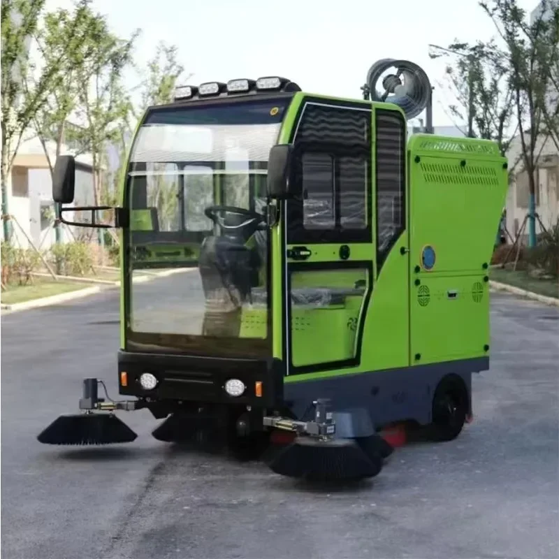 Pure Electric Mechanical Road Sweeper Four Wheeled Floor Sweeper for Sale