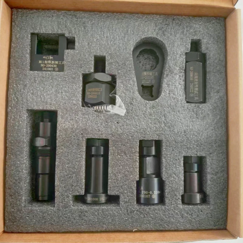 For CUMMINS M11 Diesel EUI EUP Injector Disassemble Solenoid Valve Stroke Travel Measuring Repair Tool Sets