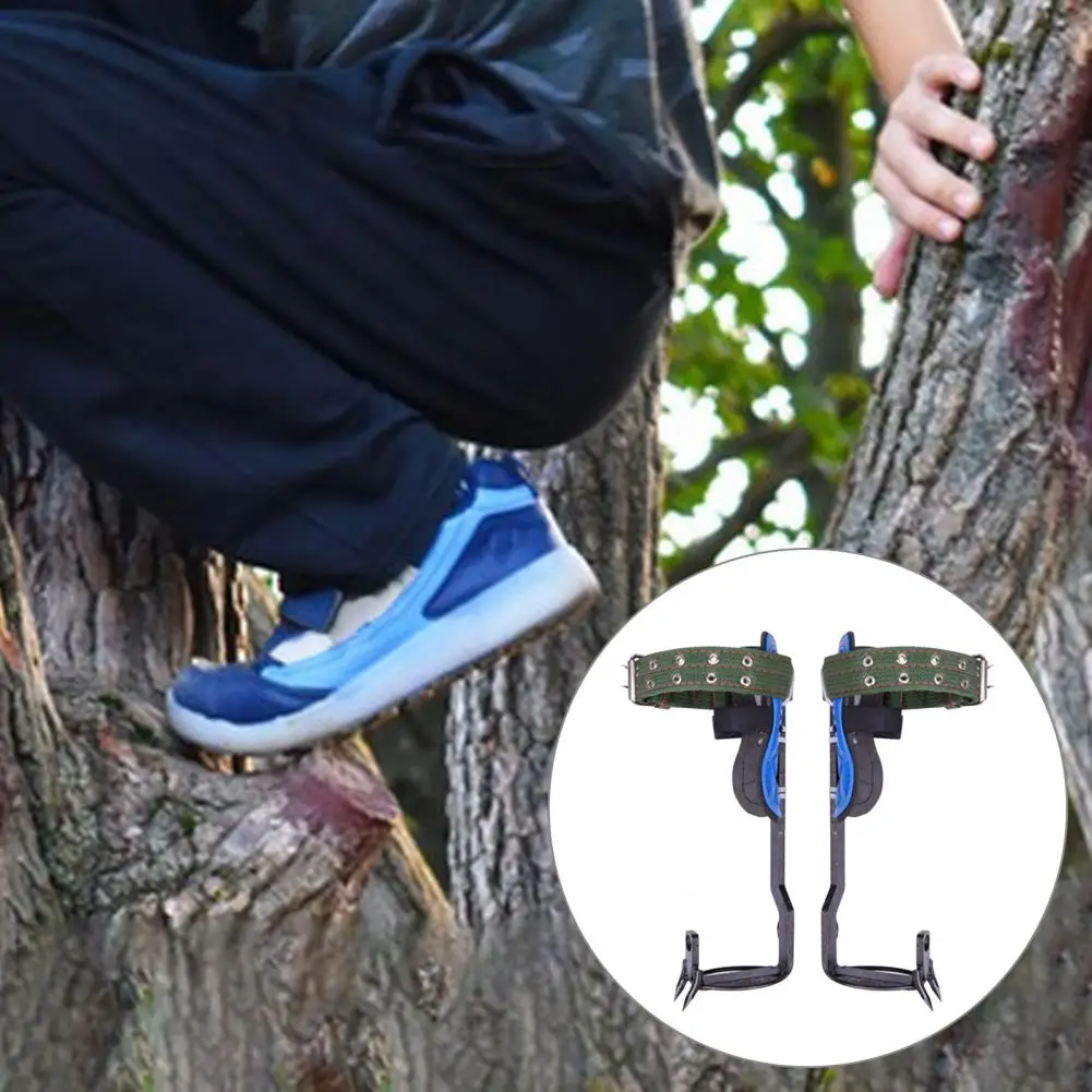 Tree Climbing Gear for Adults Tree Climbing Tool Steel Tree Climbing Spurs Gaffs Kit for Work High-temperature Hardened Climber