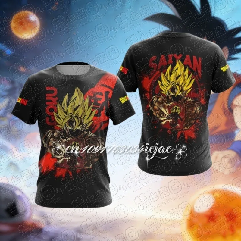 

2026 Anime Football Jersey Dragon Ball Men Women Oversize Tshirt Summer Quick Dry Sport Breathable Oversize Cosplay Tshirt
