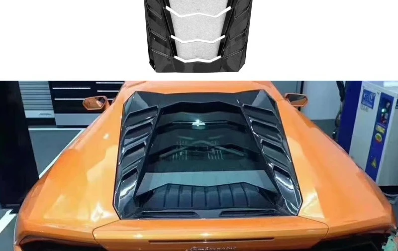 

Suitable for Lamborghini LP580 LP610 Carbon Fiber Transparent Tail Cap Engine Cap Car Modification Parts