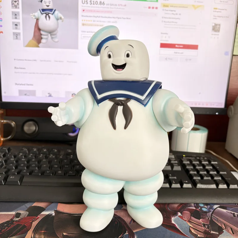 

Ghostbusters StayPuft Marshmallow Man Figure Toys 26cm Statue Collectable Model Movie Figurine Doll In Stock Fast Shipping