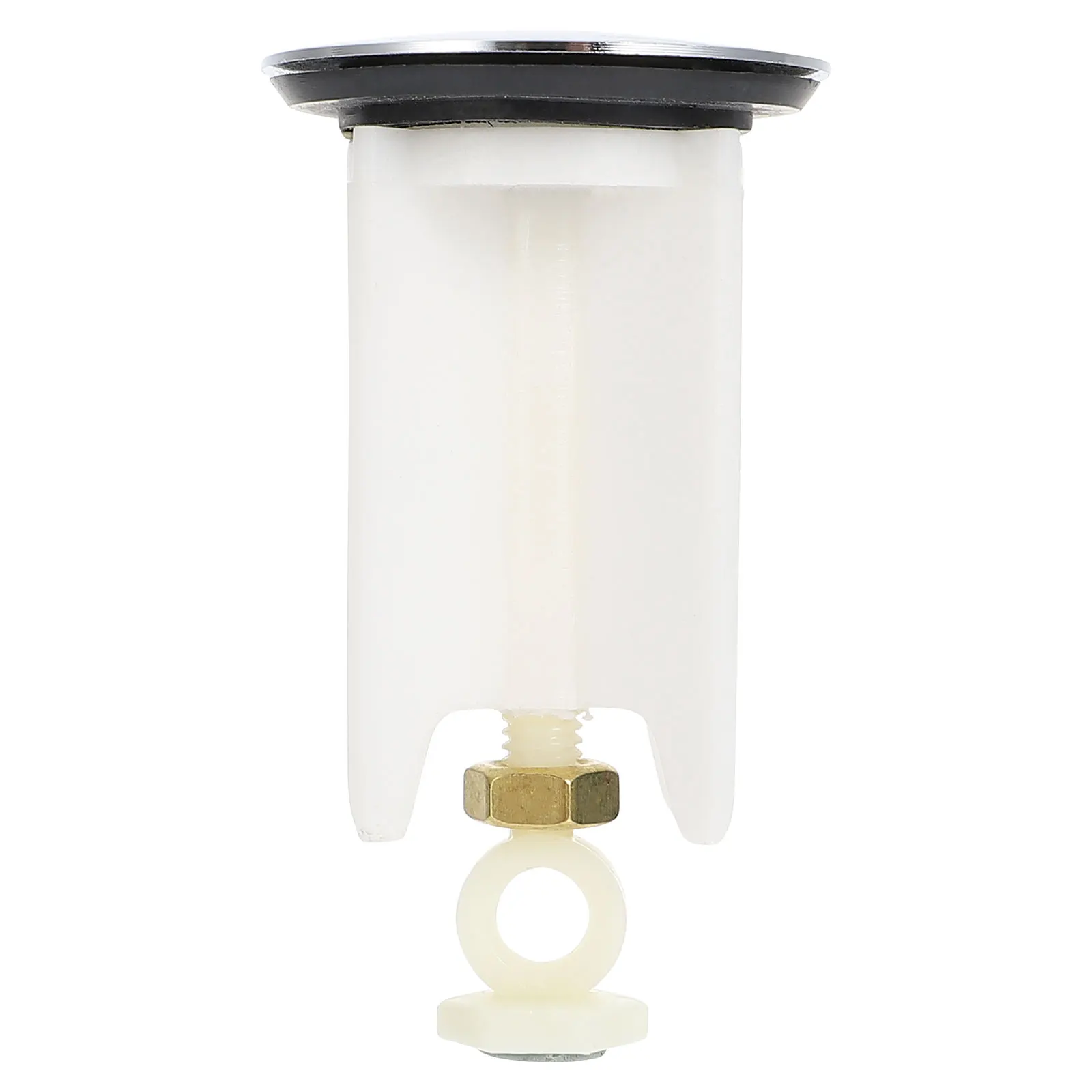 

Drain Accessories 4cm Diameter Sink Drain Plug Pop Up Design Rust Prevention Plastic Drainer Kitchen Bathroom Easy Install