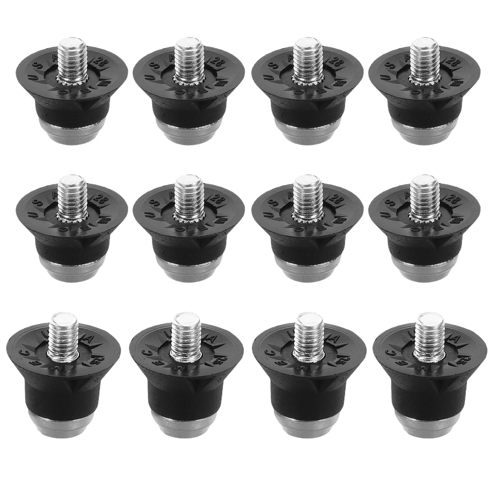 

12Pcs Wear-Resistant Metal Football Boot Studs Replacement for Rugby Soccer Enhanced Grip Durability Sport Boot Studs
