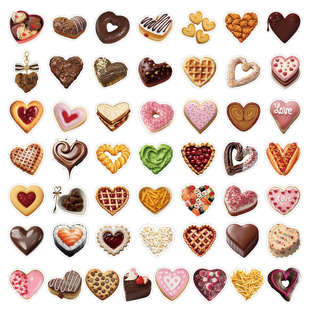 50 قطعة الكرتون الحب الغذاء ملصق متعة الكتابة على الجدران ملصق مضاد للمياه الديكور الإبداعي كوب ماء صندوق أدوات مكتب مذكرات الغيتار #6