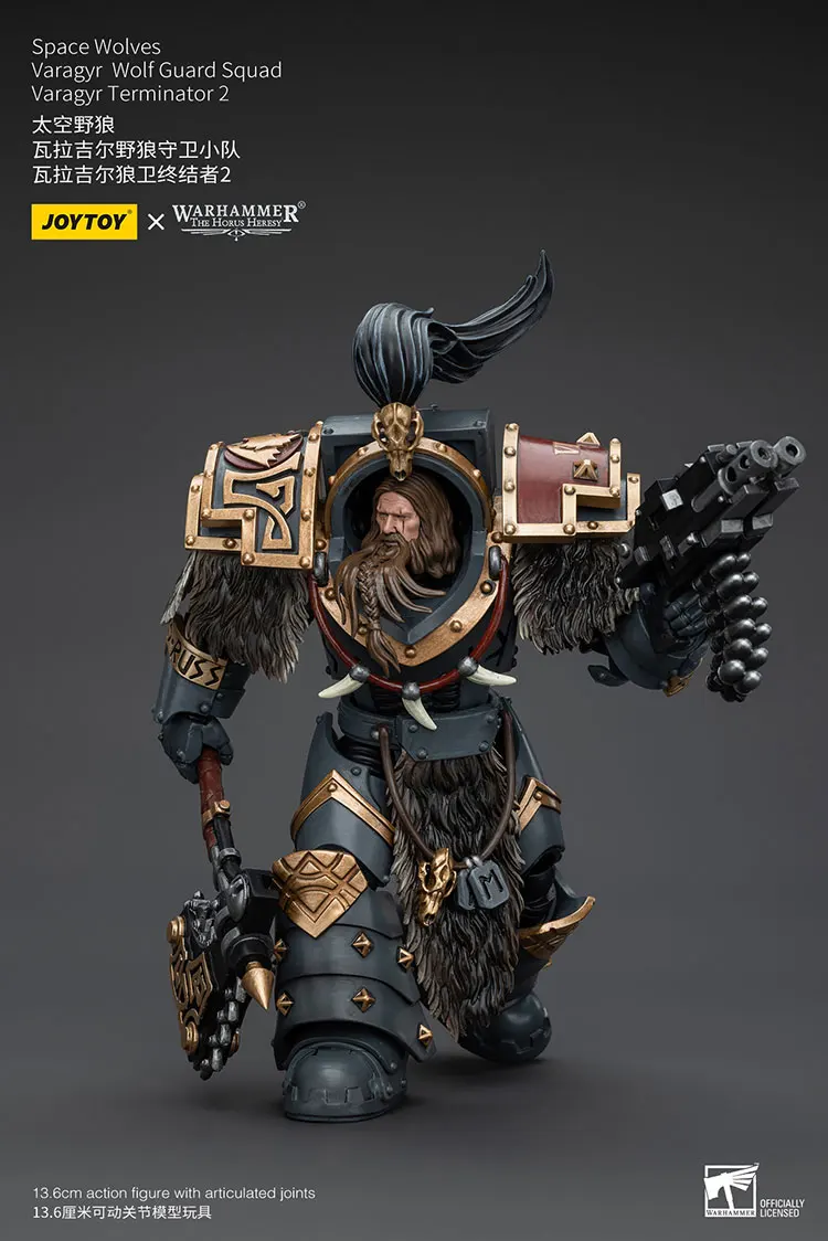 

JOYTOY Warhammer «Хранители Гора» Space Wolves Varagyr Wolf Guard Squad Varagyr Терминатор 2, экшн-фигурки, коллекция кукол