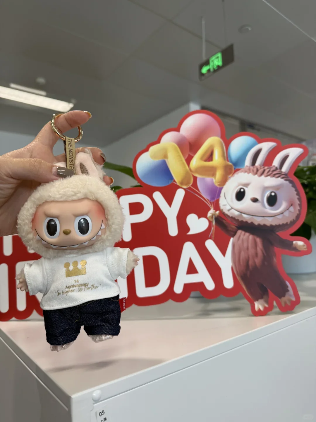 Labubu Limited Edition Vinyl Plush Doll Blind Box 14th Anniversary Employee Exclusive Gift Box Collector's Edition Figurine