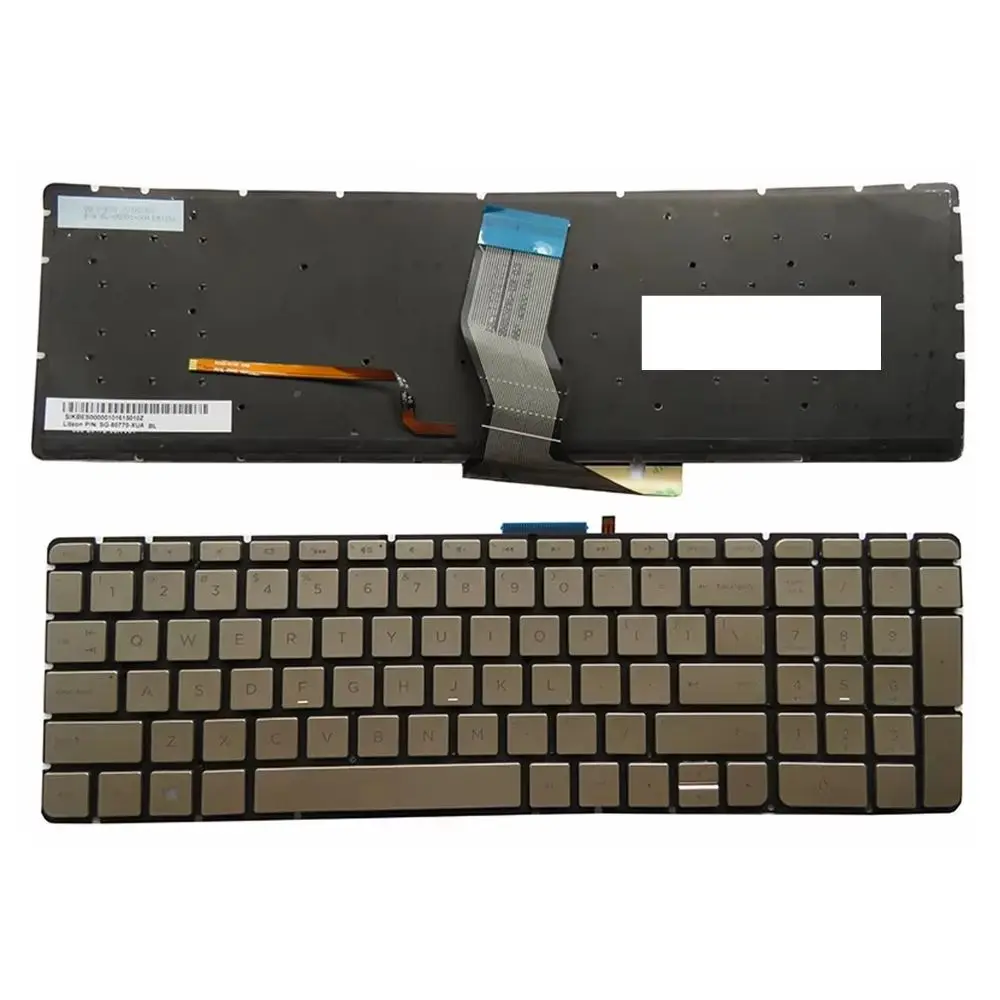 English Laptop keyboard For HP Pavilion 15-ab 15-ak 15-bc 17-ab TPN-I125 C123 Q174 15-AD 15-AS 17-U M7-U