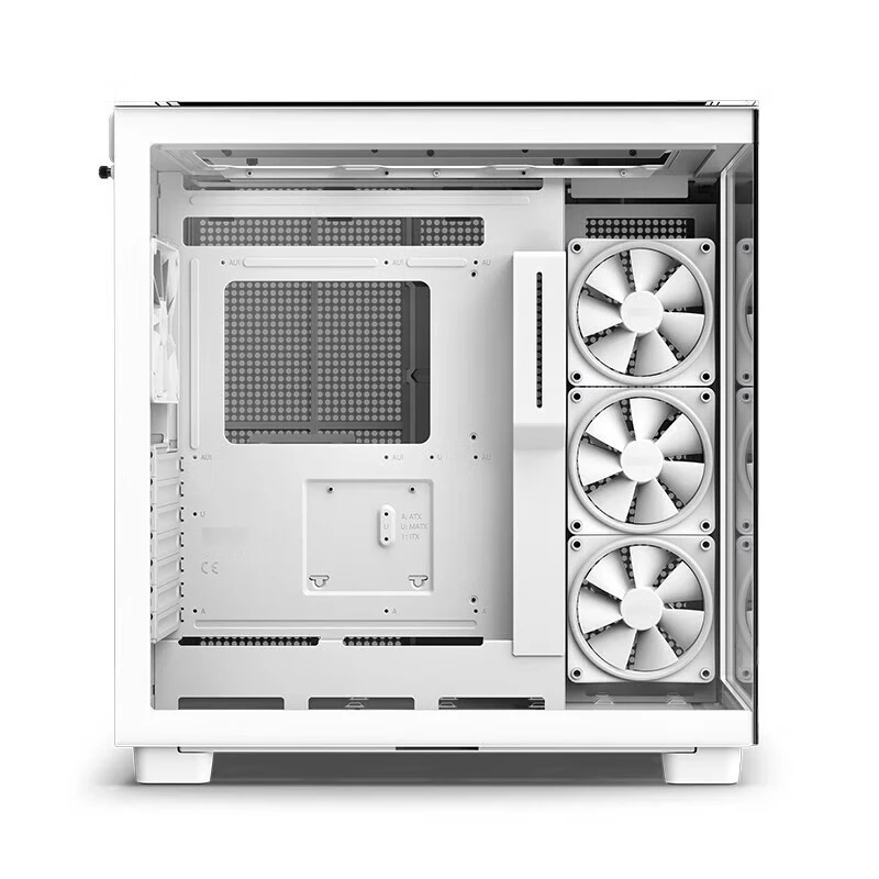 Custodia per computer originale NZ-XT H9 Elite Supporto Mid-Tower a doppia camera Custodia per PC da gioco desktop ATX / Micro-ATX / Mini-ITX