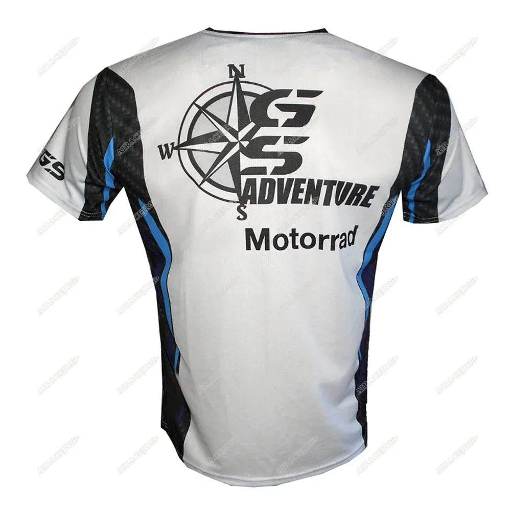 R1250 GS Motorcycle ADVENTURE Motos Locomotive Riding Quick Dry Short Sleeve For BMW Motorrad Motocross Summer T-shirt Men's