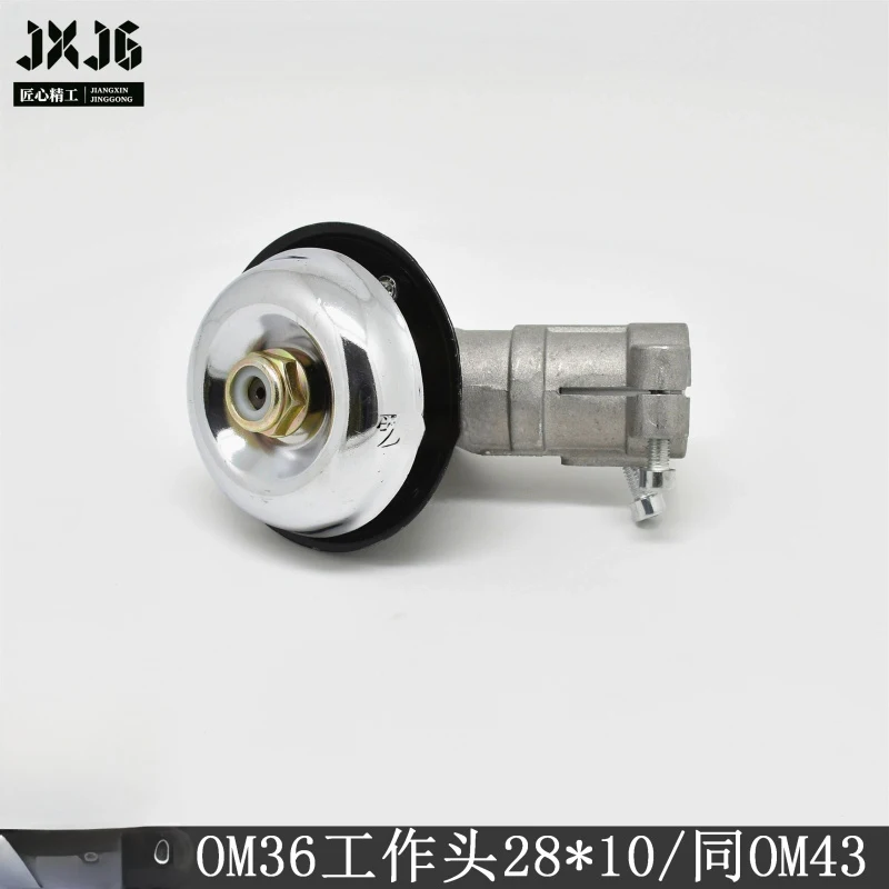XMSJ 28×10 Gearbox Working Head Assembly for Italian OMA OM3643 Brush Cutter Grass Trimmer Garden Machinery Replacement Parts