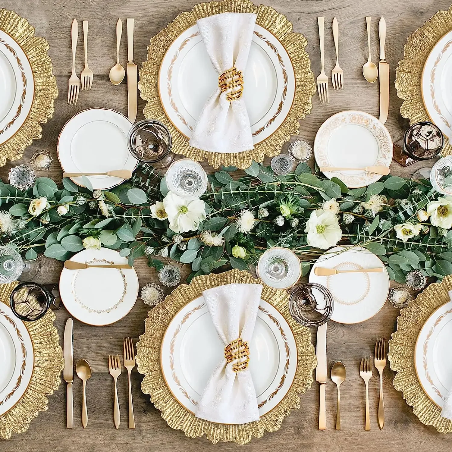 Moderner Geometrischer Goldener Hochzeits-Blumenständer, Edelstahl Spiegelglanz Sanduhr-Vase, Luxuriöses Tisch-Mittelstück, Säule für Partys – Detail 1