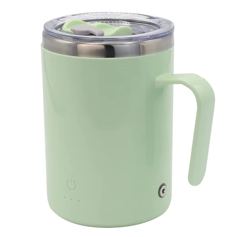 

AS94-Rechargeable Self Stirring Mug - Magnetic Adsorption Charging IPX7 Electric Auto Mixing Stainless Steel Cup