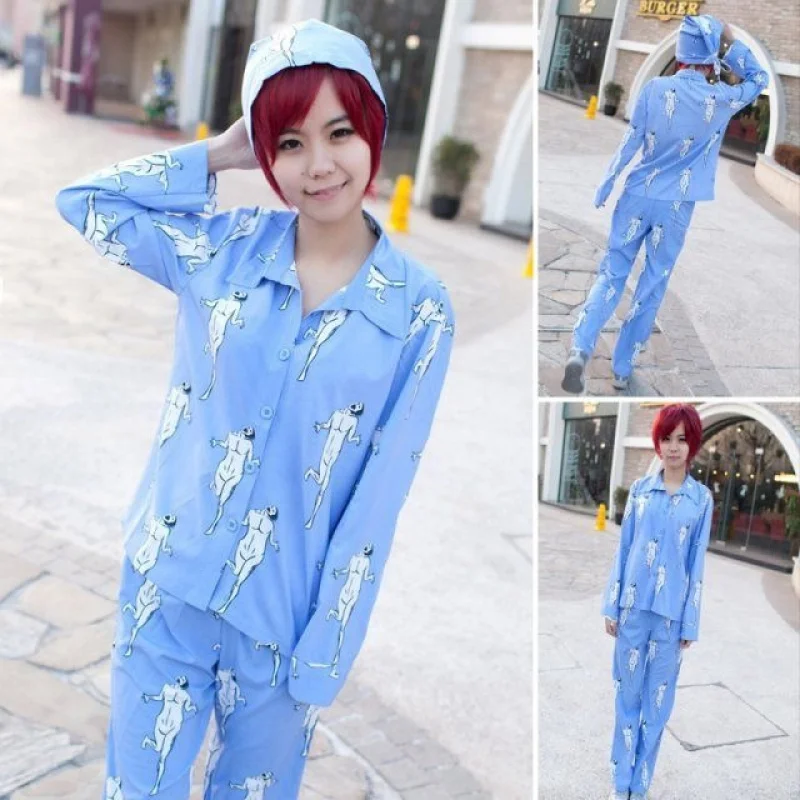 Attack the giant soldier commander of the same style of home wear daily Liwill cos men and women two yuan animation pajamas thic