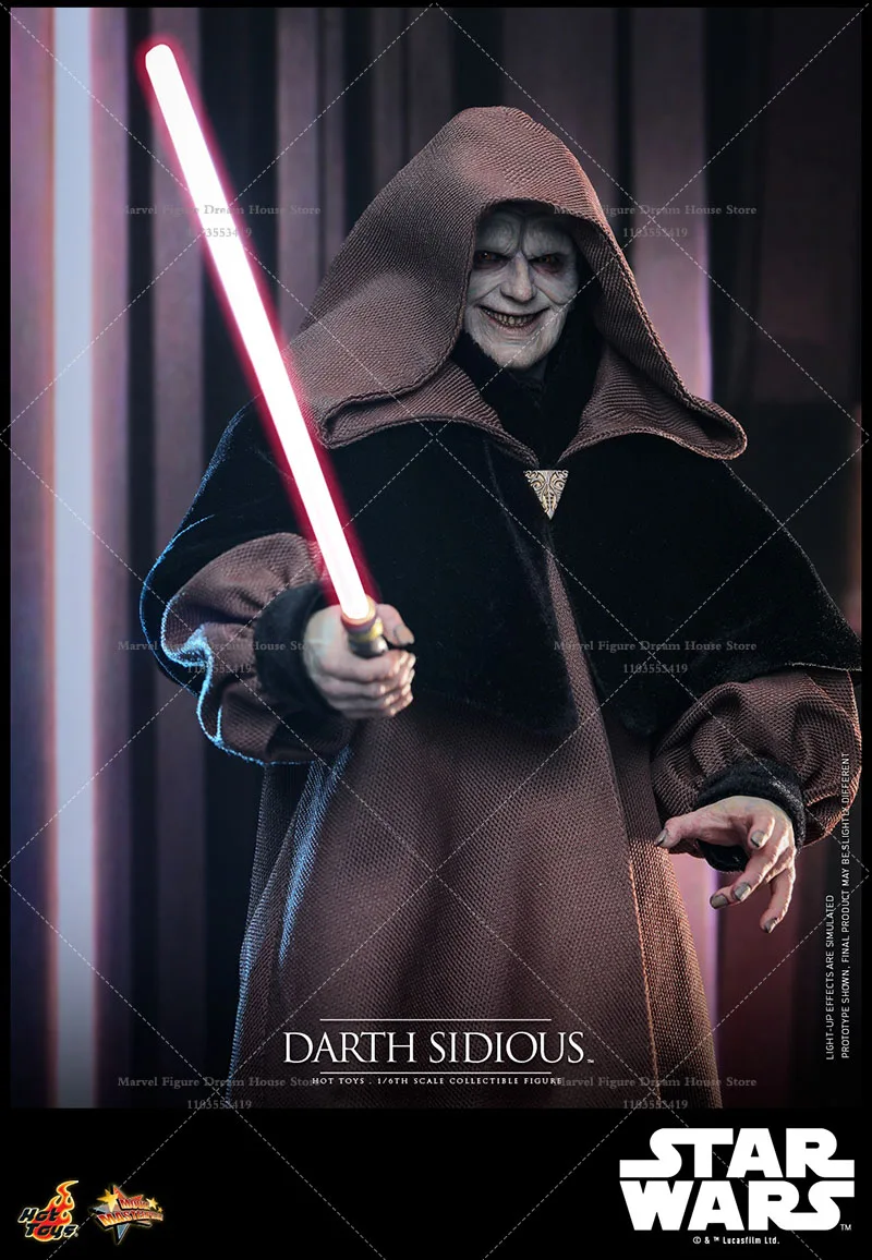 In Voorraad HOTTOYS MMS745 1/6 Schaal Star Wars Darth Sidious Galactic Empire Tyrant 12-inch Volledige Set Action Figure Mannelijke soldaat