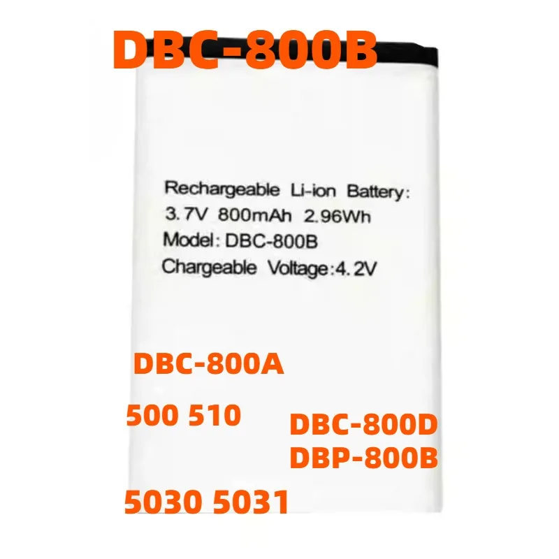 1-2PCS 3.7V 800mAh Replacement Battery for 500 510 DBC-800A DBC-800B