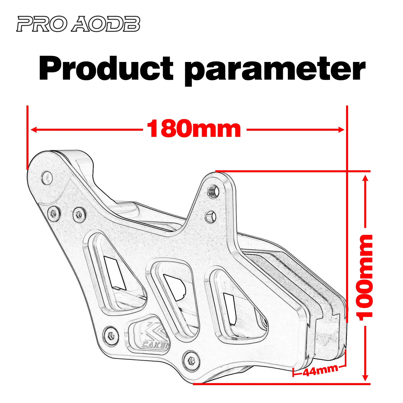 CNC Aluminum Chain Guide Guard For KTM SX SXF EXC EXCF XC XCW XCF SMC For Husqvarna FC TC FE TE FS FX TX 85 125-501 2014-2022