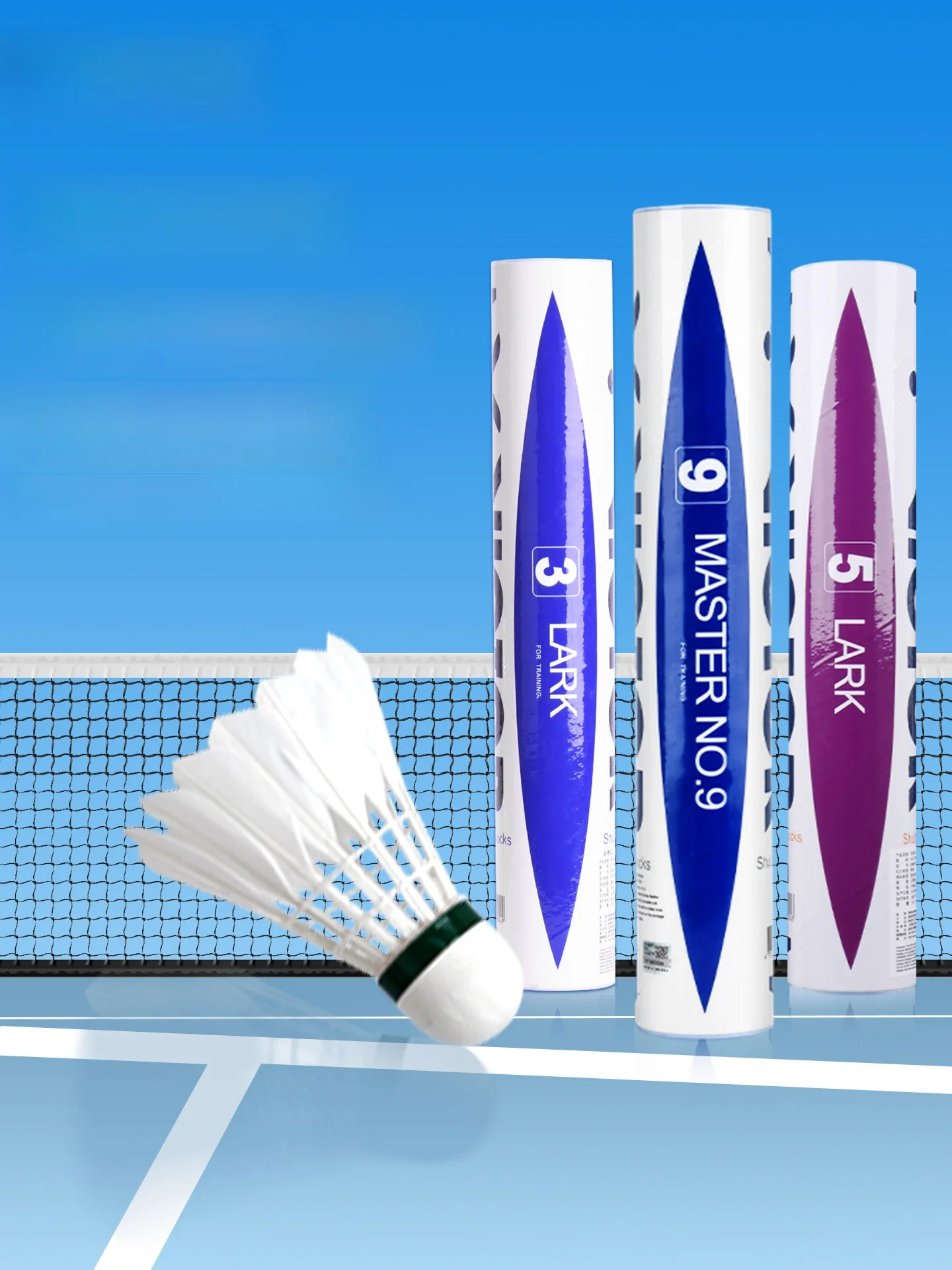 victor-carbon-sound-pro-max-master-9-volant-de-badminton-plumes-d'oie-plumes-de-canard-entrainement-competition-durable-cloud-sp