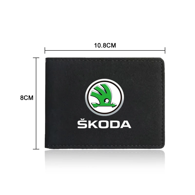 Portable Car Driver License Holder PU Leather Card Bag For Skoda Octavia MK2 MK1 2 3 A5 A7 Fabia Karoq Superb Rapid Kamiq Scala