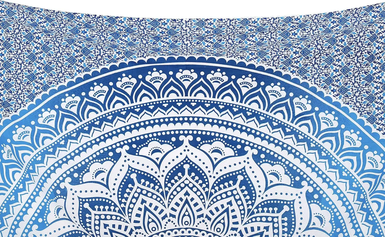 Popular HandicraftsTapestry Wall Hanging Hippie Ombre Mandala Bohemian Hippy IntricateIndian Tapestries Bedspread(180cm x 230cm)