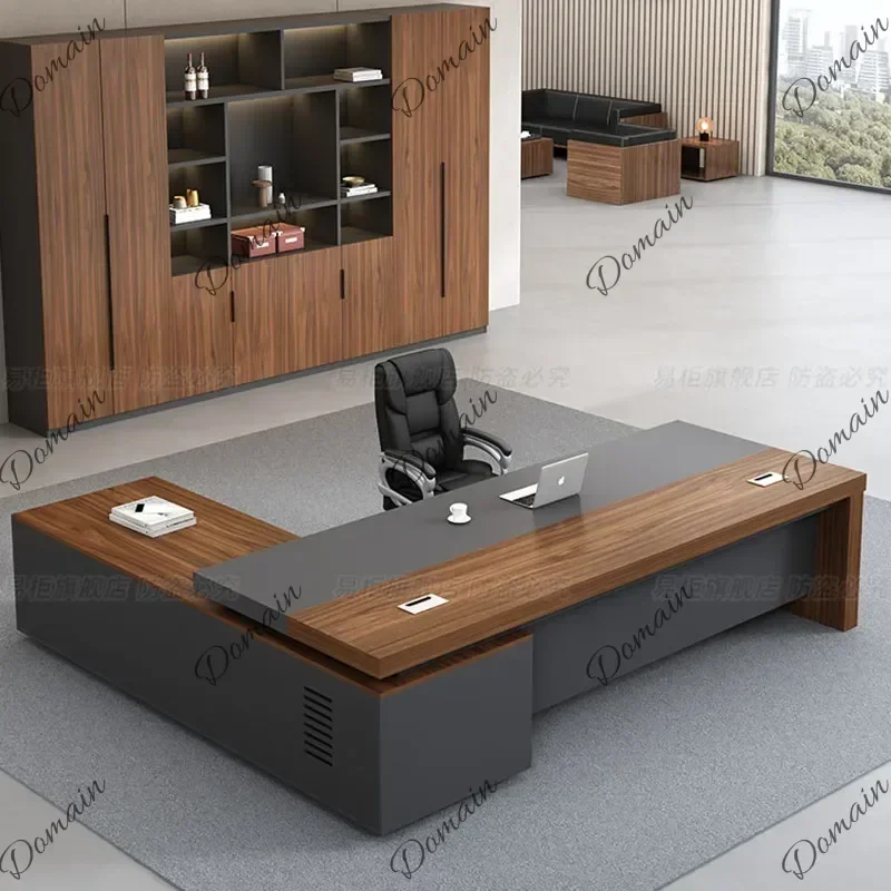 46 M Interior Big Size Office Desk Fashion Luxury Design Room Decor Vintage Office Desk Professional Mesas Escritorio Salon Furn