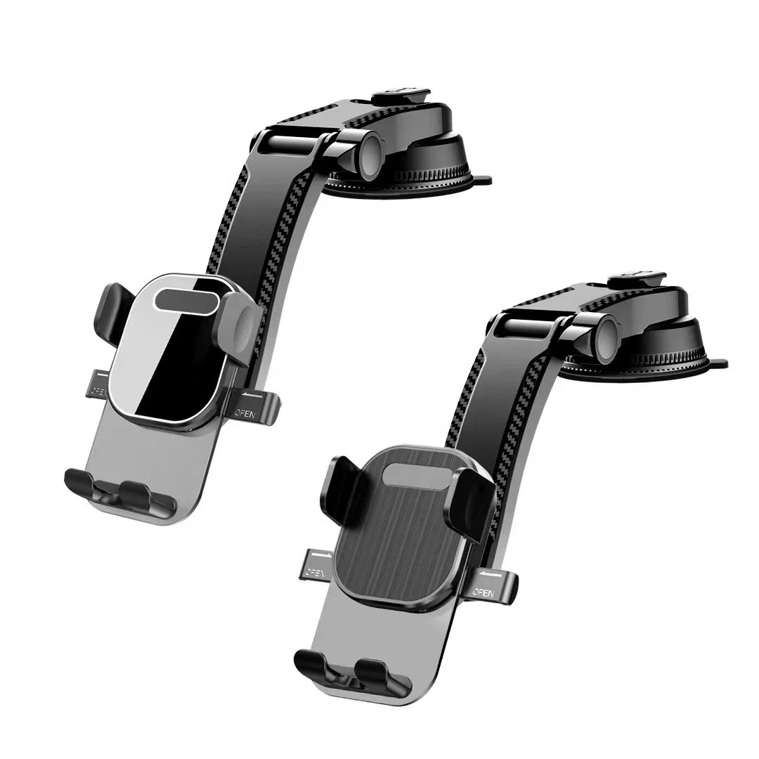 Hot selling：New Arrival 360 Degree Rotary Folding Waterfall Large Suction Cup Base Car Dashboard Navigation Bracket
