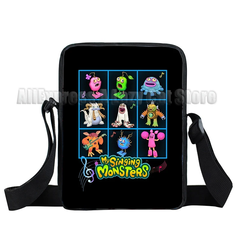 My Singing Monsters Kawaii Bag Kids Boys Cartoon Shoulder Bag for Children New Crossbody Bag Small Phone Purse Bolsa Feminina