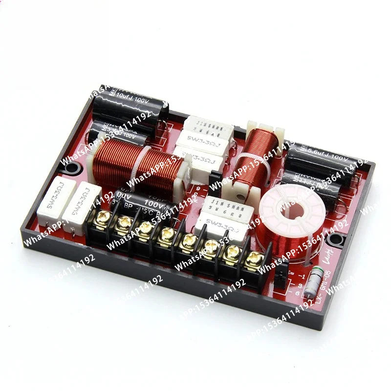 1Pcs 3 Way HiFi Car Audio Treble + Midrange + Bass 3 Units Crossover Speaker Frequency Divider Crossover Filters 120W-150W
