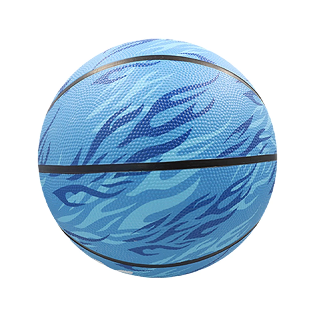 

Blast-proof Basketball With Fine Stitching Wide Application Balanced Inner Pressure Kids Basketball Blue- size 7