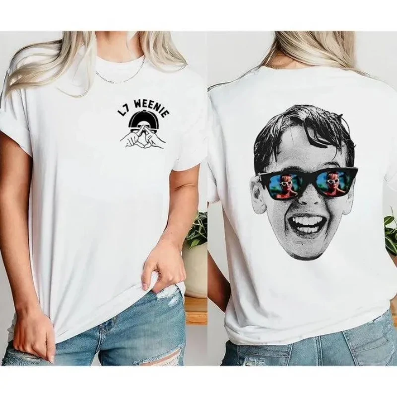 

Футболка The Sandlot Squints Love Wendy, 2 стороны, футболка Squints Pop Culture L7 Weenie, забавный паралловый графический круглый вырез Michael Squints