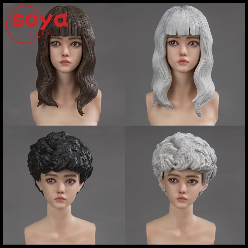 

【2026 Q3】True1Toys TVH007 1/6 Nini Cast Resin Movable Eyes Head Sculpt Model Fit 12'' Female Soldier Action Figure Body