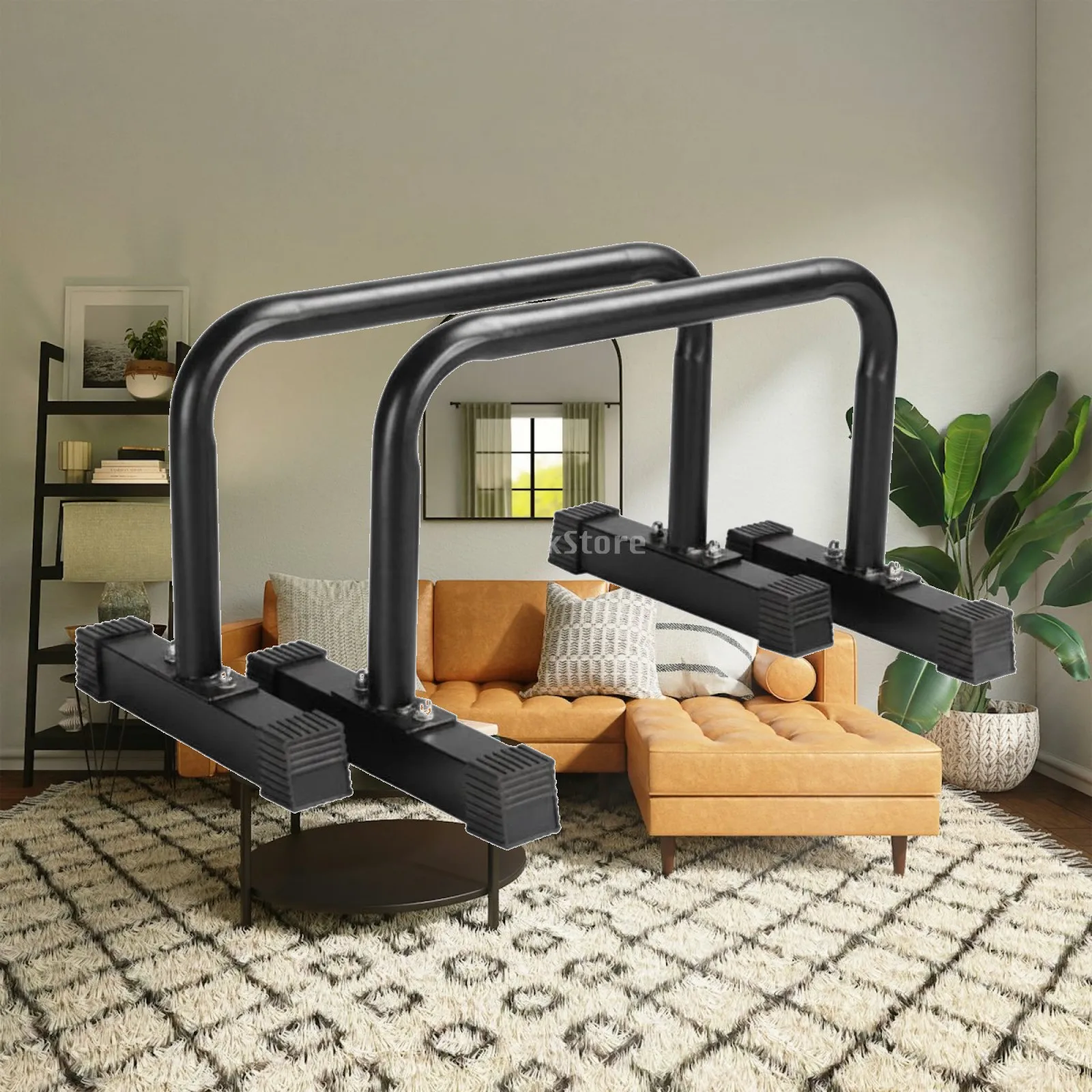 2 Pieces Parallel Parallel Parallels Portable Adjustable Station Non-Slip