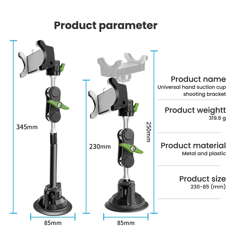 Lanparte New Phone Holder Car Phone Holder 360° Rotating Bracket Stabilizer Phone Selfie Stick