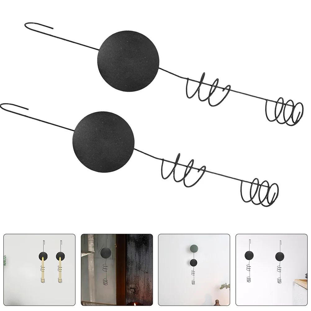 

2pcs Wall Holder Hanging Iron Decorative Holder For Home Party Rustic Vintage Tea Light Stand Wall Decor Metal