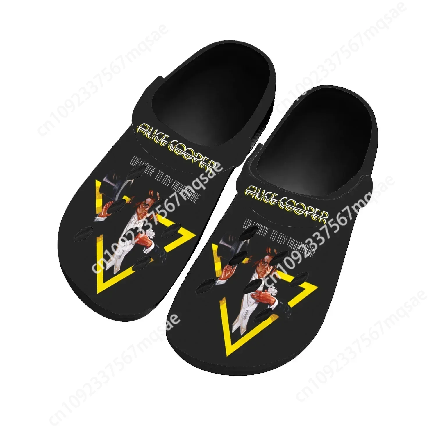 Alice Cooper Rock Singer Pop Home Clogs Custom Water Shoes Mens Womens Teenager Shoe Garden Clog Breathable Beach Hole Slippers