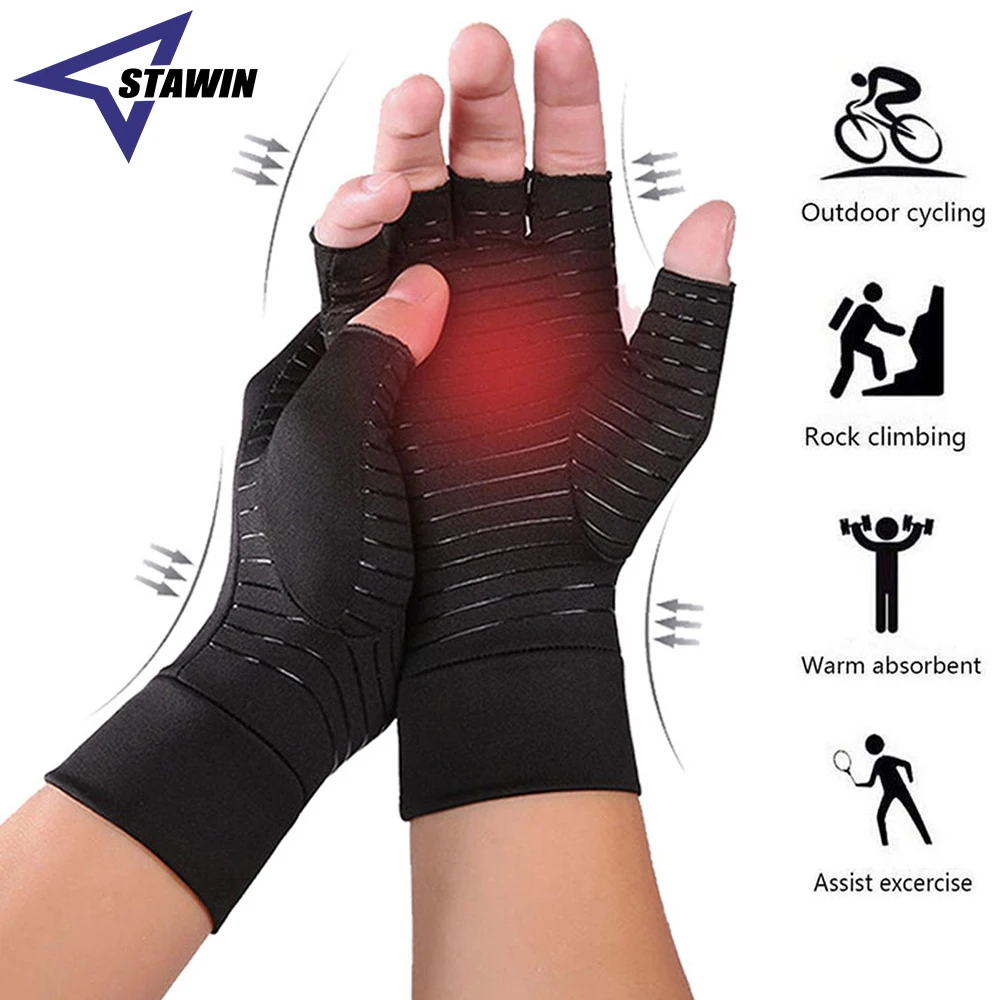 1 Pair Arthritis Compression Gloves Women & Men for Osteoarthritis Arthritis Tendonitis and Typing-Rapid Recovery Pain Relief