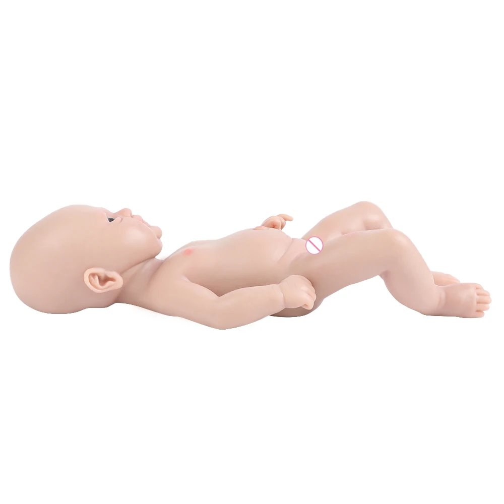 IVITA-Realistic Full Body Silicone Reborn Baby Doll, Coco Dolls, Lifelike Girl, DIY Blank Toys para Crianças, Surprice, 9.84"