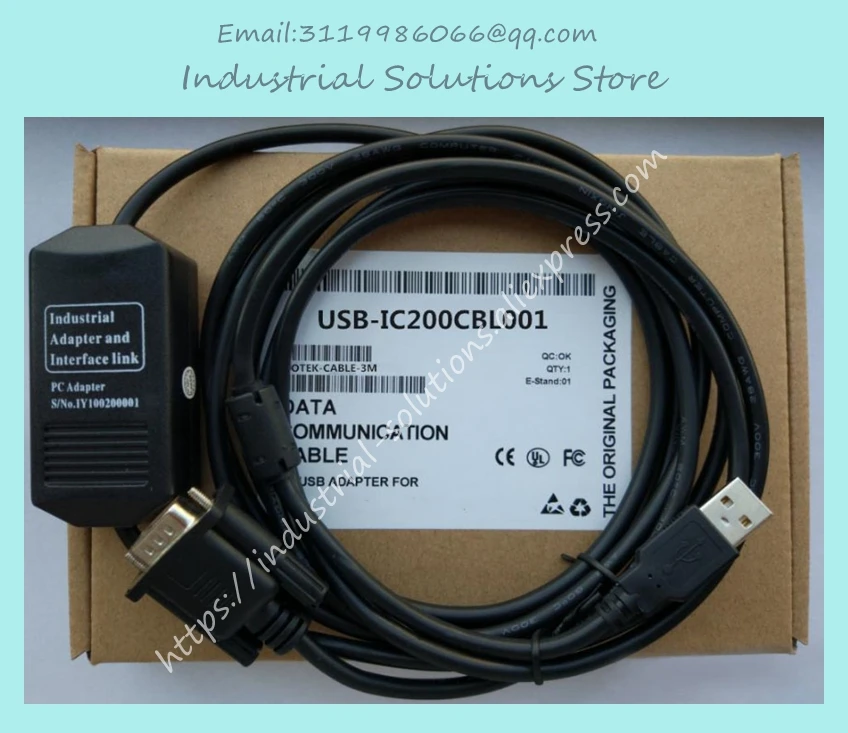 Plcプログラミングケーブルのダウンロード、USB-IC200CBL001、新規