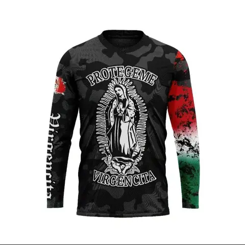 2025 Bmx motokros forması mx bisiklet forması dağ bisikleti gömlek uzun kollu Motosiklet tişört mtb enduro çapraz pro takım forması