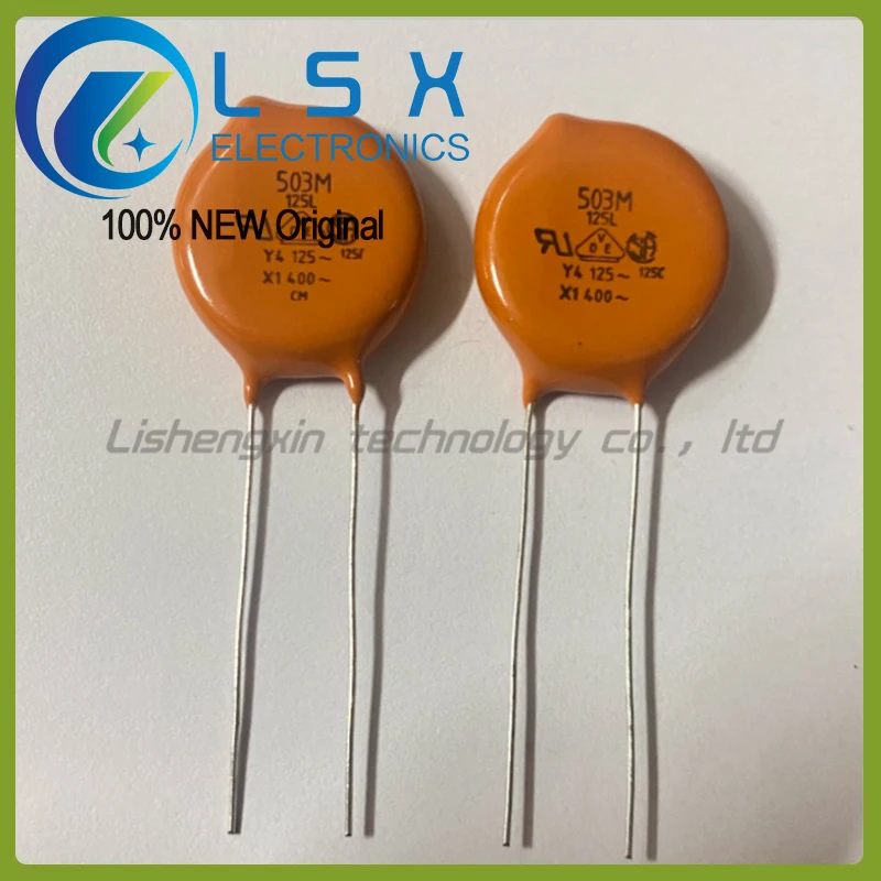 

5pcs 503M 125LS50-R 50NF Y4 125V X1 400V0.05UF Y5V VISHAY ceramic capacitor Brand new original