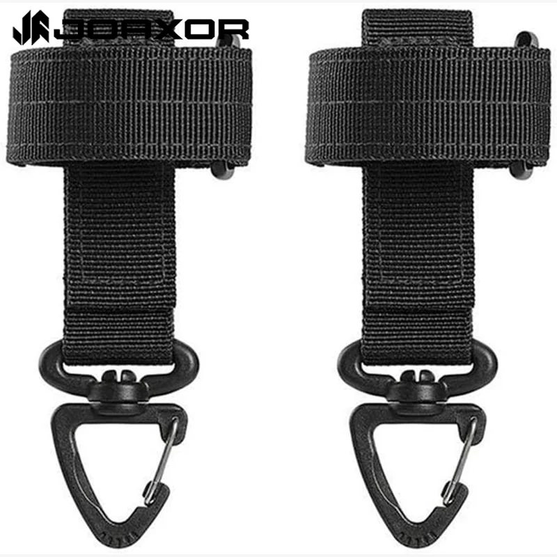 JOAXOR 2PCS Glove Holder Strap Tactical Glove Hook Keeper Climbing Rope Storage Buckle Belt Glove Clips Key Ring Holder Strap