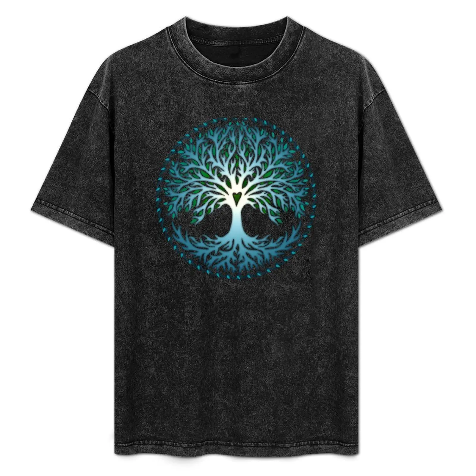 

Yggdrasil, Tree of Life, Celtic Symbol T-Shirt oversized summer tops graphic t shirts for a boy vintage t shirt men