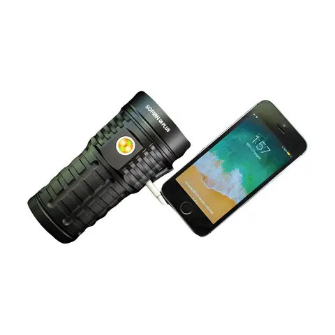 Sofirn Q8 Plus Super Powerful LED Flashlight 16000lm USB C Rechargeable 21700 Anduril 2.0 Torch XHP50B Reverse Charging