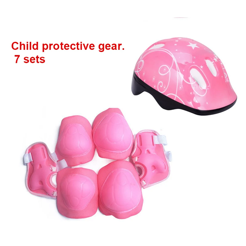 Kids Bicycle Helmet Child Sports Safety Cycling Protection Knee Elbow Pad Sets Balance Bike Roller Skating Helmet Guard Capacete