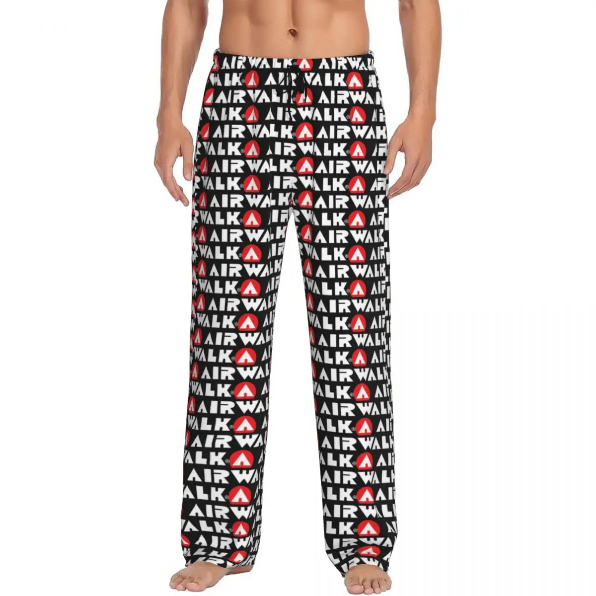 

Custom Airwalk Logo Pajama Pants Men Sleepwear Sleep Lounge Bottoms with Pockets