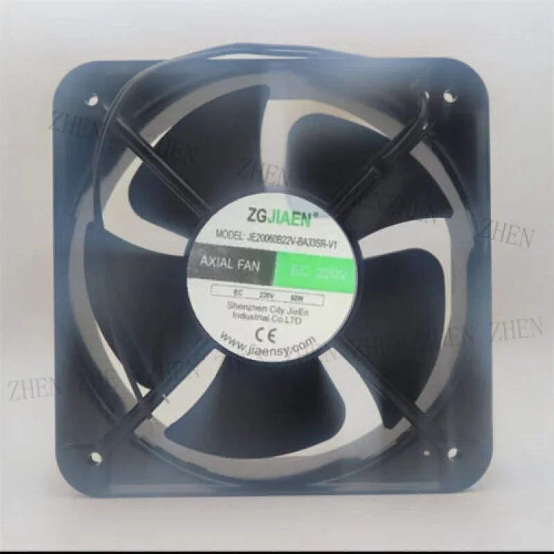 Y  1 Pc.  for ZGJIAEN Fan JE20060B22V-BA33SR-V1 EC220V 60W 20cm 2 wire Aluminum frame