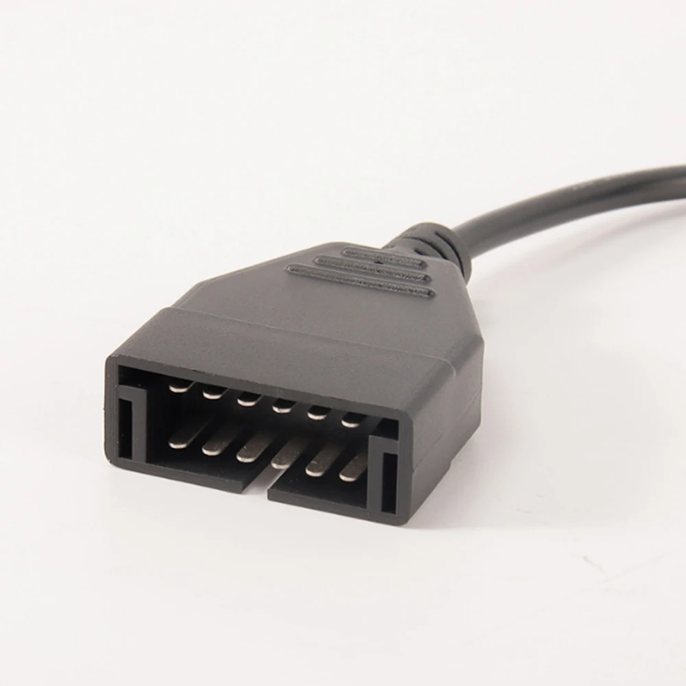 

НОВЫЙ диагностический адаптер-кабель для GM, 12-контактный OBDII OBD2, переходник с GM12 на 16-контактный для автомобилей GM, адаптер для автосканера.