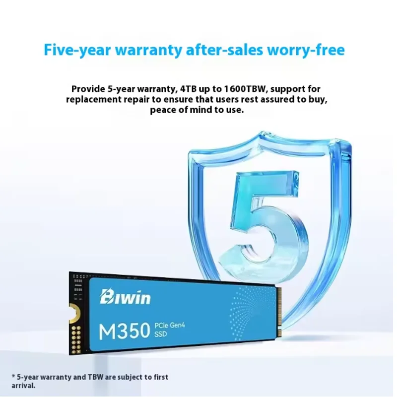 BIWIN M350 SSD Drive NVMe PCIe 4.0 512G 1TB 2TB  Solid State Disk 6000MB/S For Laptop and desktop - Image 4