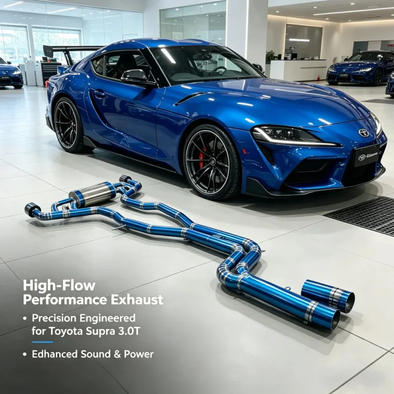 

Valvetronic Exhaust Catback for Toyota Supra 3.0T 2019-2024 Titanium Alloy Muffler Car Performance Exhaust Pipes Perfect Upgrade